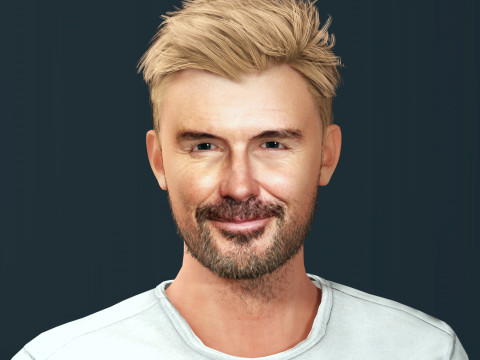 David Beckham Character 3Dモデル
