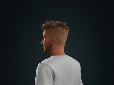 David Beckham Character 3Dモデル