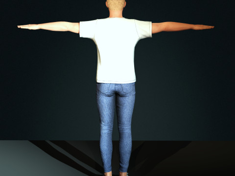 David Beckham Character 3Dモデル