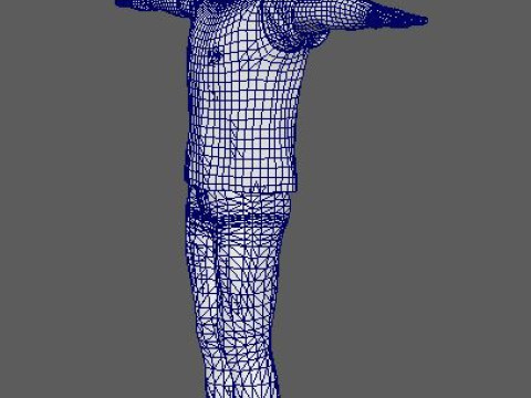 David Beckham Character 3Dモデル