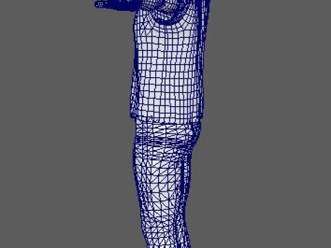 David Beckham Character 3Dモデル