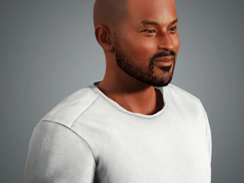 Tyson Beckford Character 3D Model