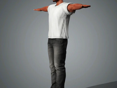 Tyson Beckford Character 3D Model