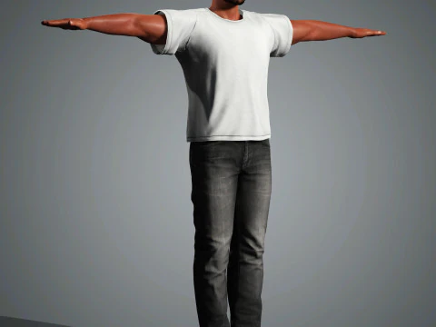 Tyson Beckford Character 3D Model