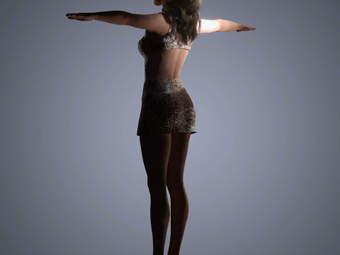 Nicole Kidman Character 3D Модель