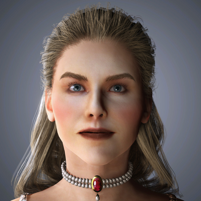 Nicole Kidman Character 3D Модель .c4d .max .obj .3ds .fbx .stl .blend