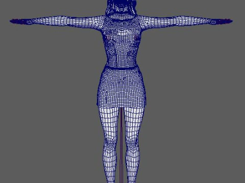 Nicole Kidman Character 3D Model