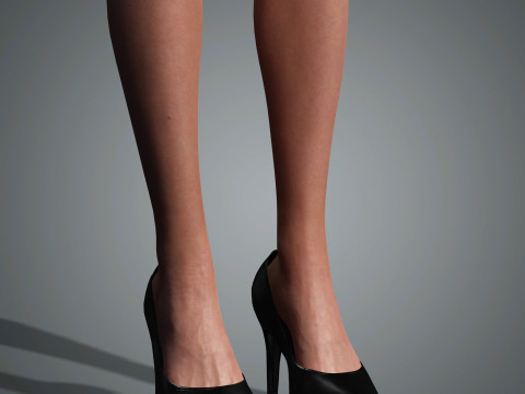 Keira Knightley Character Low-poly 3D 模型