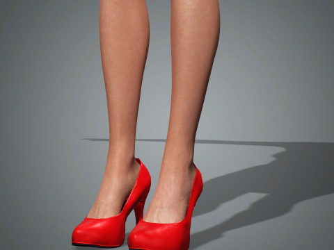 Angelina Jolie Character Low-poly Model 3D