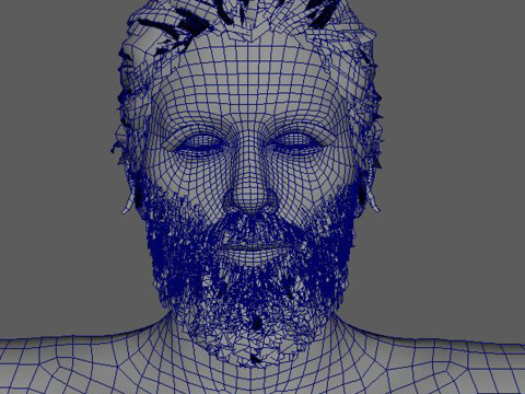 Jason Momoa Character Low-poly 3D-Modell