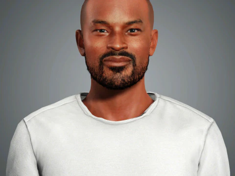 Tyson Beckford Character 3D Model