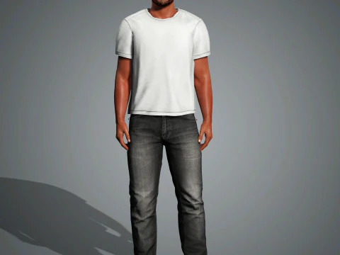 Tyson Beckford Character 3D Model