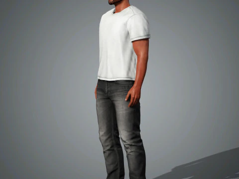 Tyson Beckford Character 3D Model
