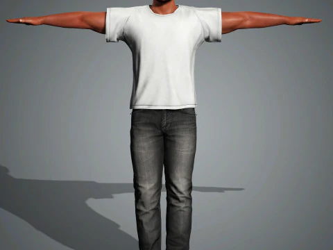 Tyson Beckford Character 3D Model