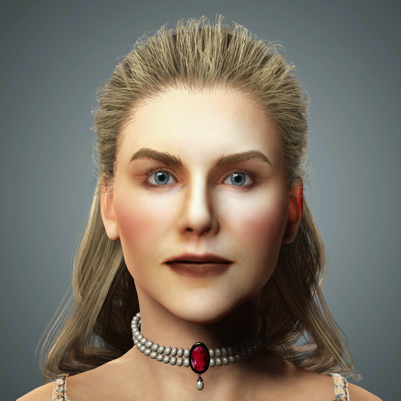 Nicole Kidman Character Modèle 3D .c4d .max .obj .3ds .fbx .stl .blend 