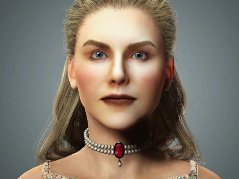 Nicole Kidman Character 3D Model