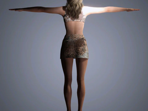 Nicole Kidman Character 3D Model