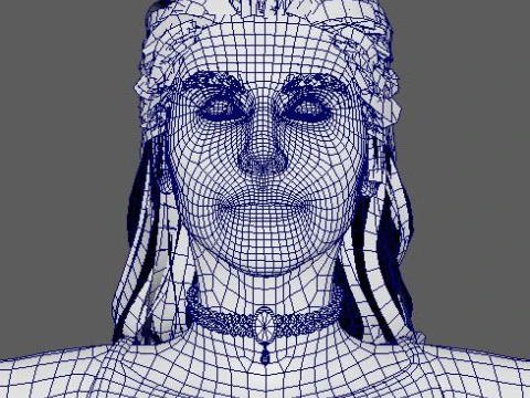 Nicole Kidman Character 3D Model