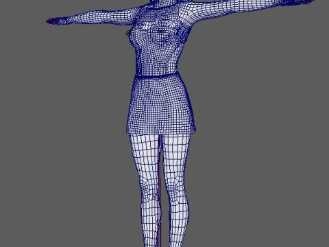 Nicole Kidman Character 3D Model