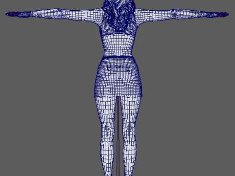 Nicole Kidman Character 3D Model