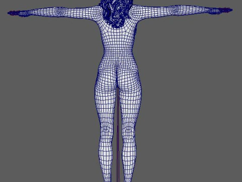 Nicole Kidman Character 3D Model
