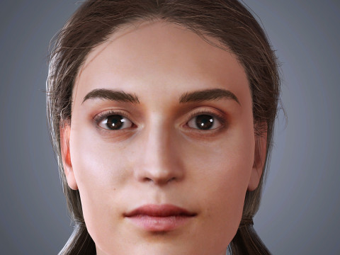 Alicia Vikander Character 3Dモデル