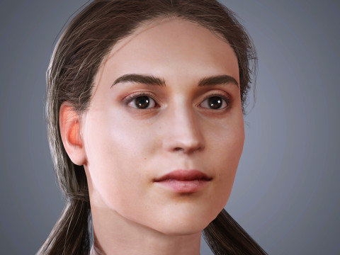 Alicia Vikander Character 3D Model