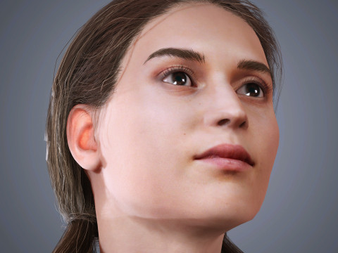 Alicia Vikander Character 3D Model