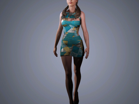 Alicia Vikander Character 3D Model