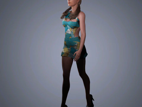 Alicia Vikander Character 3D Model