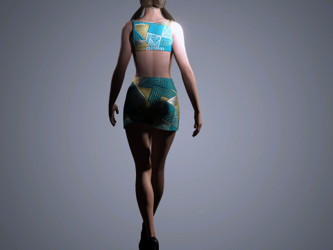 Alicia Vikander Character 3D Model