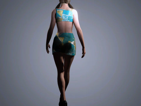 Alicia Vikander Character 3D Model