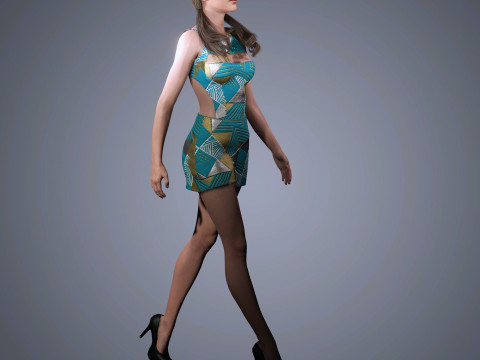 Alicia Vikander Character 3D Model