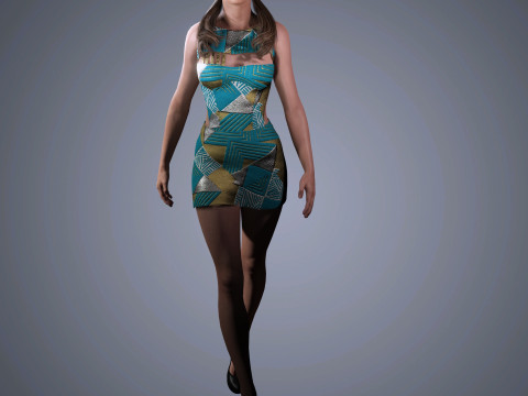 Alicia Vikander Character 3D Model