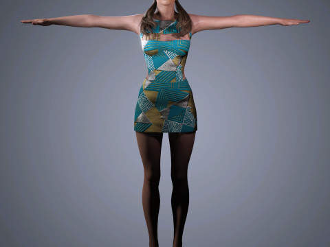 Alicia Vikander Character 3D Model
