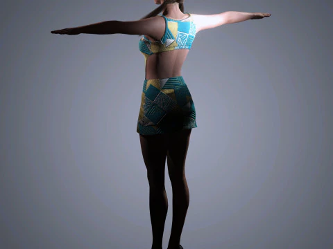 Alicia Vikander Character 3D Model