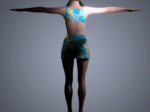 Alicia Vikander Character 3D Model