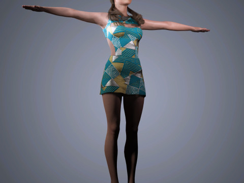 Alicia Vikander Character 3D Model