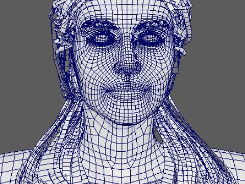 Alicia Vikander Character 3D Model