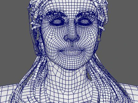 Alicia Vikander Character 3D Model