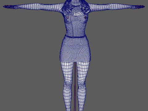 Alicia Vikander Character 3D Model
