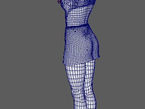 Alicia Vikander Character 3D Model