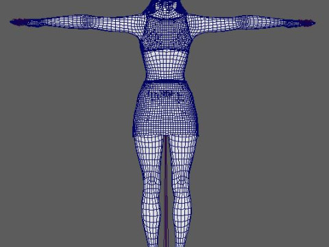 Alicia Vikander Character 3D Model