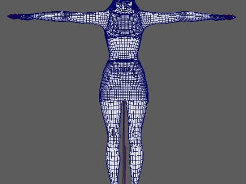 Alicia Vikander Character 3D Model