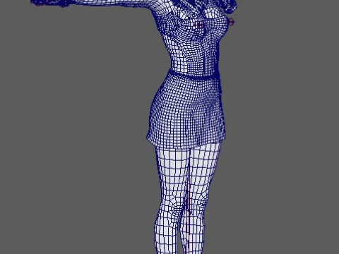 Alicia Vikander Character 3D Model