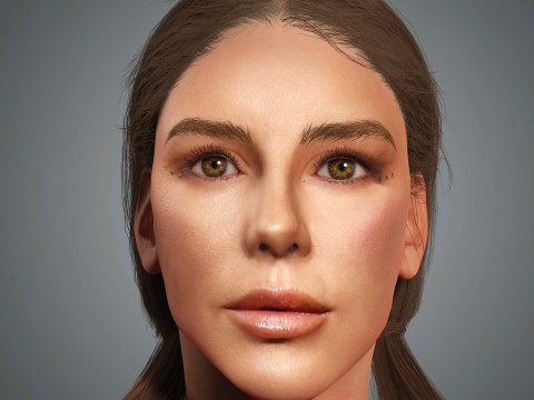 Kate Beckinsale Character 3D Model