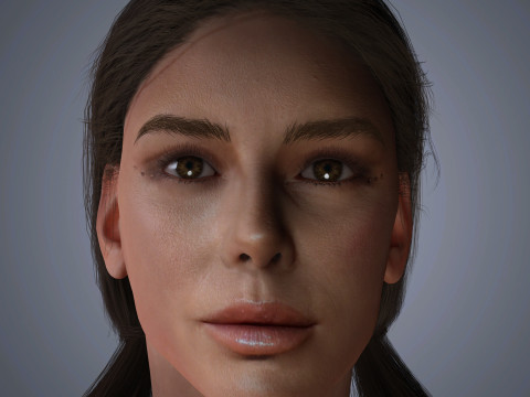 Kate Beckinsale Character 3D Model