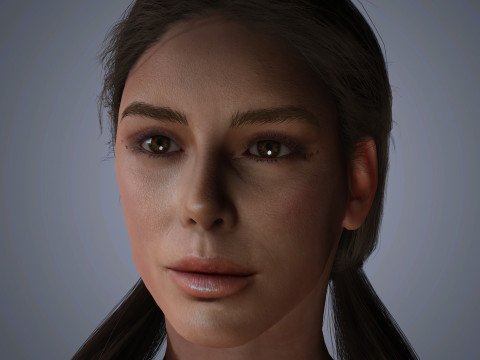 Kate Beckinsale Character 3D Model