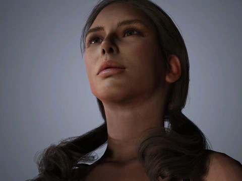 Kate Beckinsale Character 3D Model