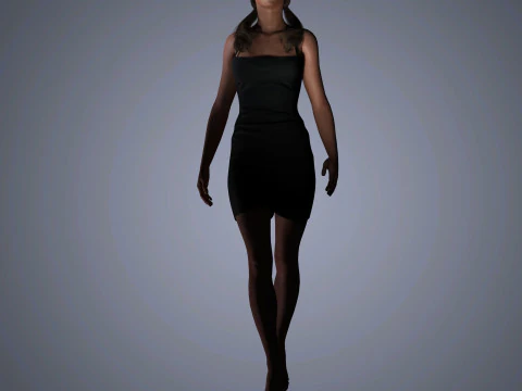 Kate Beckinsale Character 3D Model